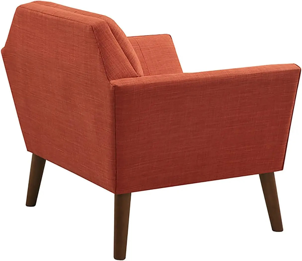 MOLLY INK+IVY Newport Mid-Century Modern Accent Chair – Textured Upholstered Seat - 29.5" W