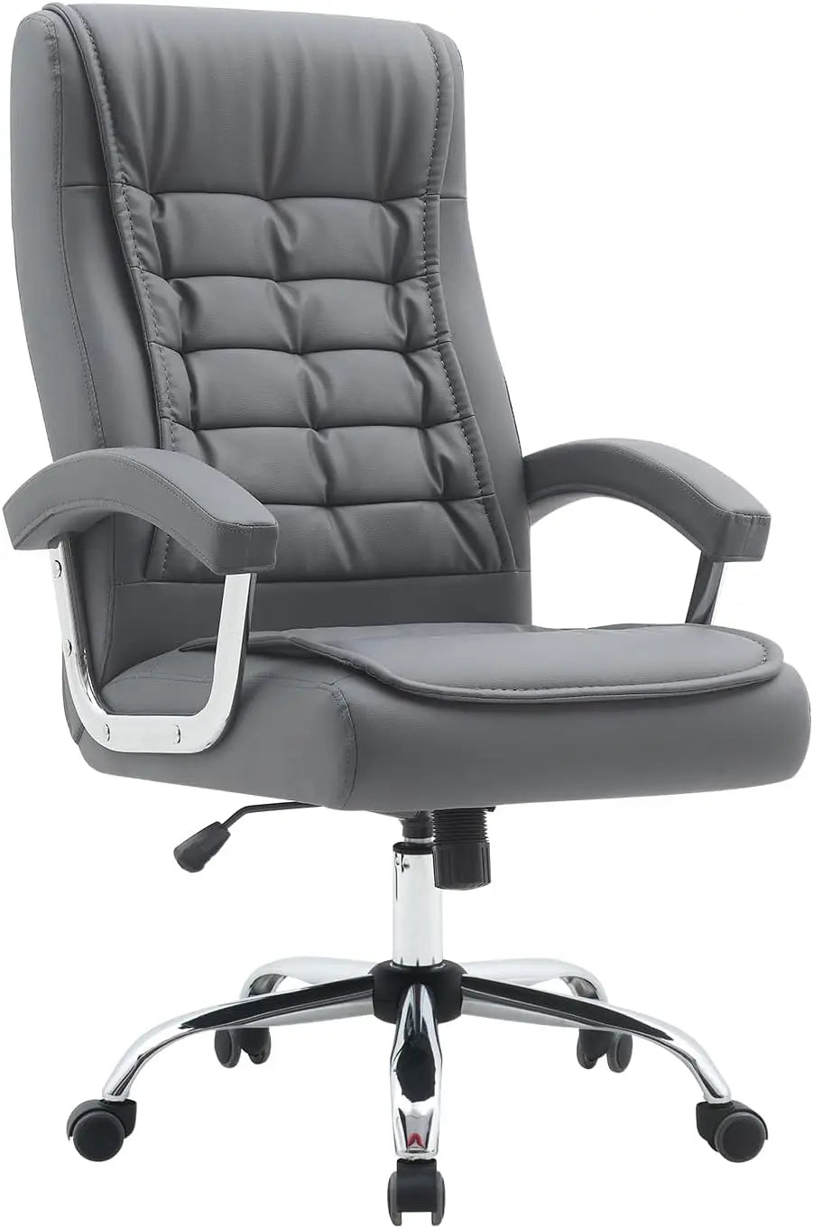 EMIRATES Executive Office Chair - Adjustable High Back Leather Chair - 27.56" W