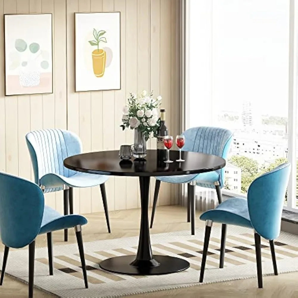 REECE Modern Mid-Century Tulip Round Dining Table - 31.5" D