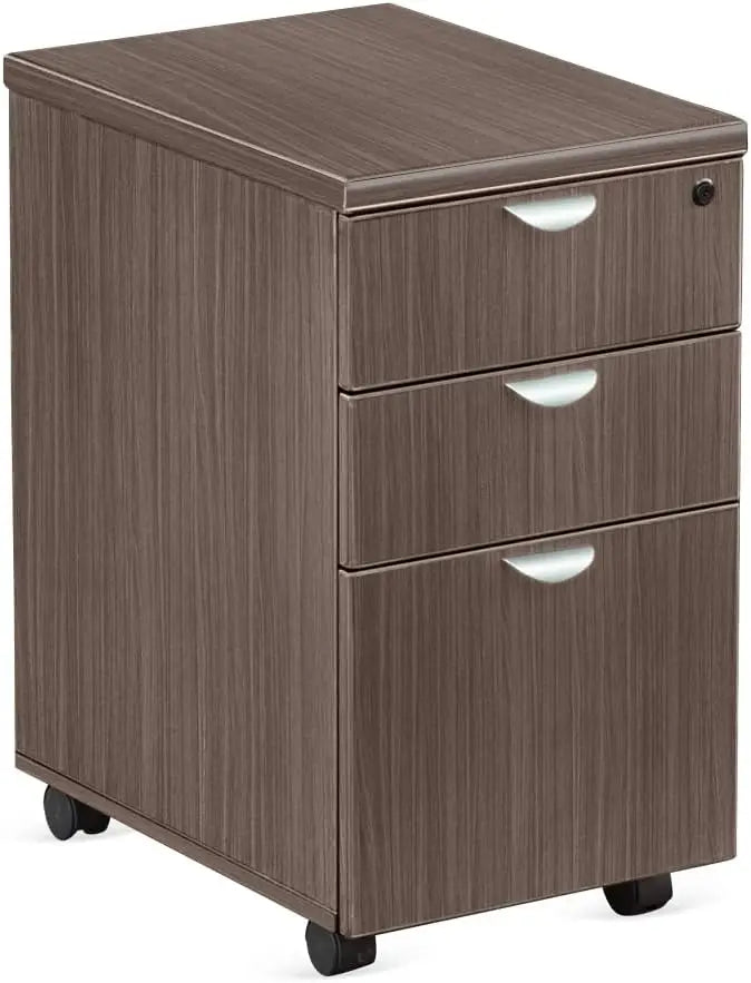 ALEXANDER Contempo Style 3-Drawer Office Filing Cabinet – Pedestal Type – 16" W