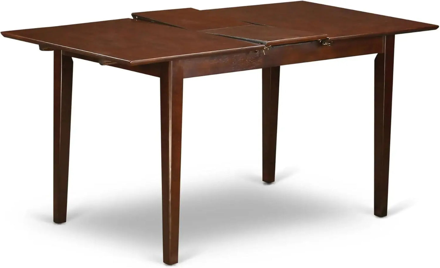 ETHAN Modern Rectangle Wooden Dining Table with Butterfly Leaf - 32"x60" W