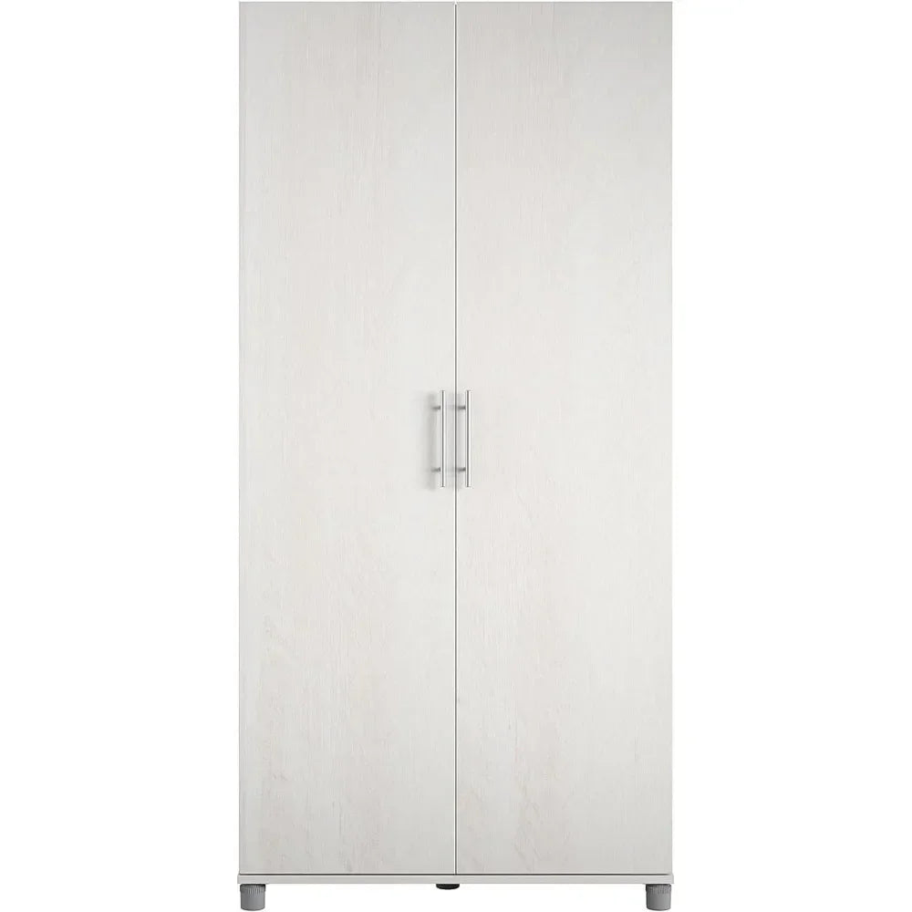 ALAYA Camberly Modern Utility Storage Wardrobe Cabinet - 35.68"W