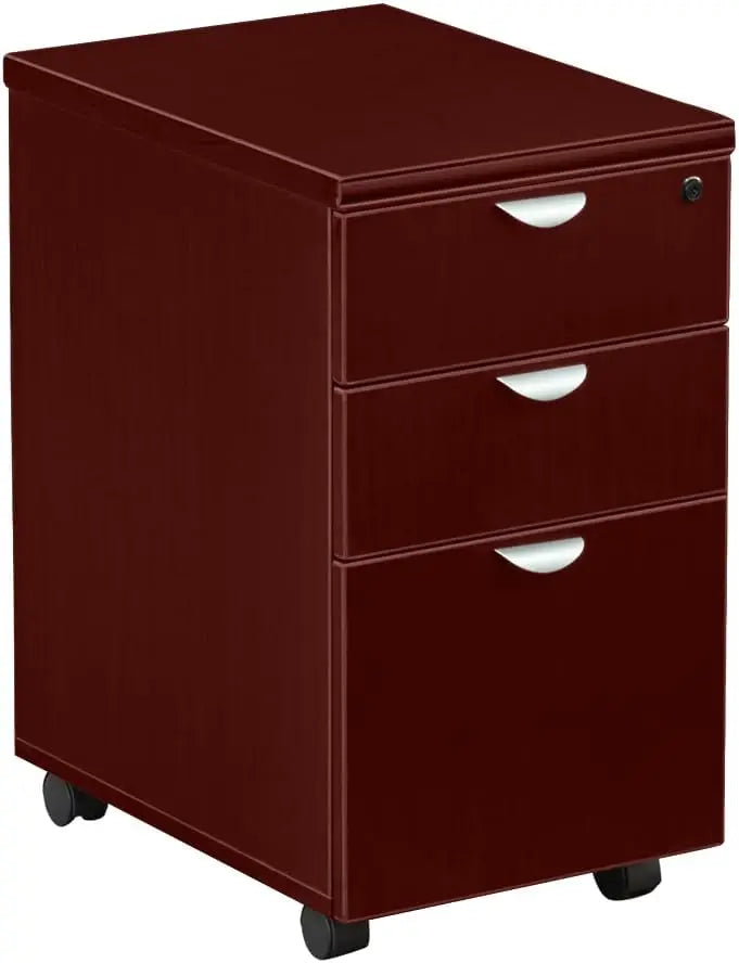 ALEXANDER Contempo Style 3-Drawer Office Filing Cabinet – Pedestal Type – 16" W