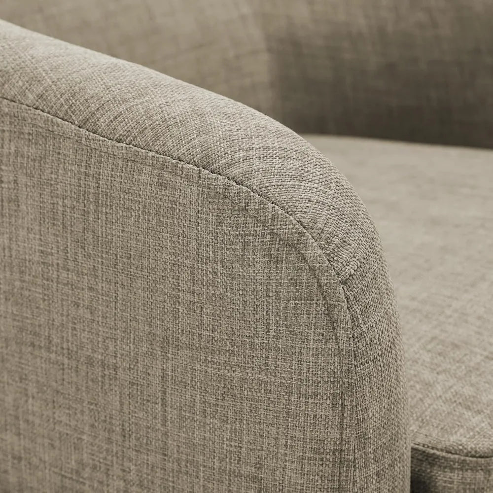 VINCENT Swivel Barrel Accent Chairs Set of 2 – Modern Armchair - 28.79" W