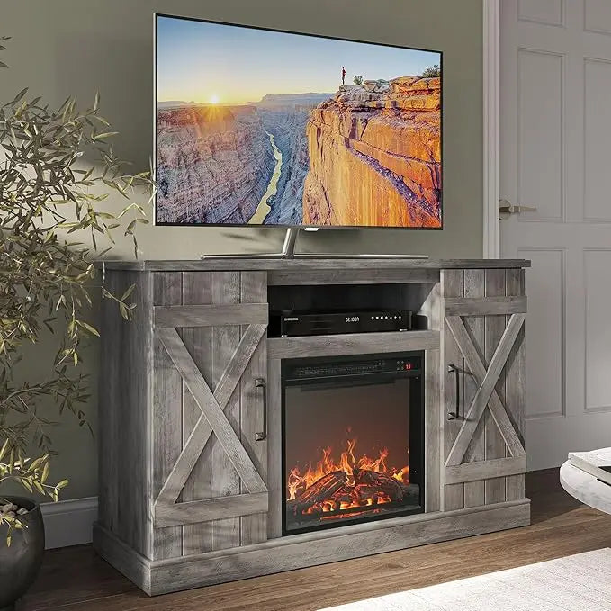 MACKENZIE Modern Farmhouse TV Stand 47"W