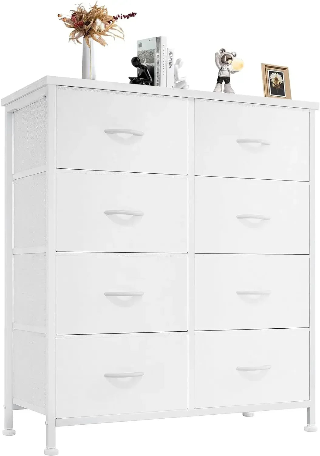 STEVIE Modern Fabric 9-Drawer Dresser - Storage Tower Organizer for Bedroom & Closet - 39" Wide