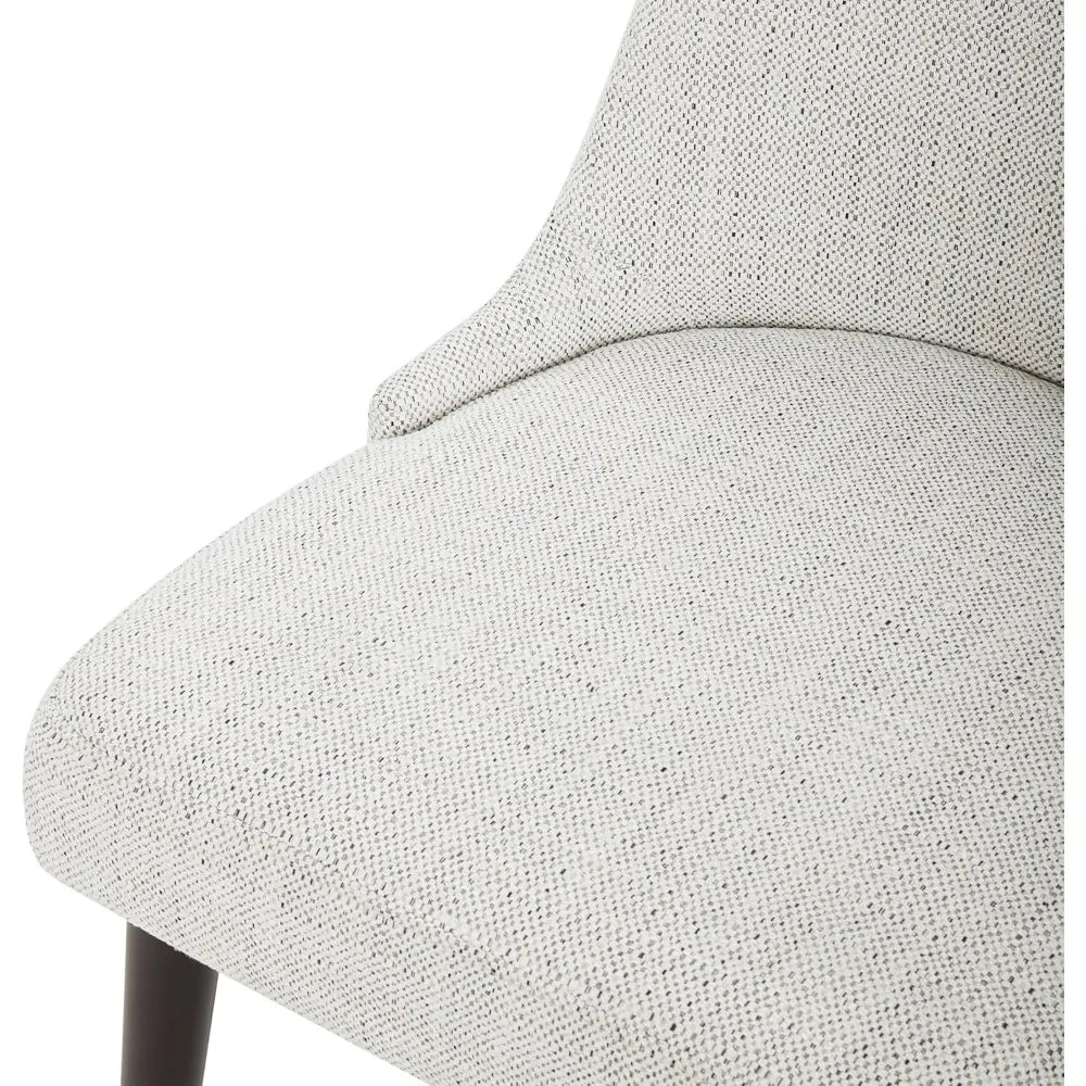 MILA Mid-Century Modern Dining Chairs Upholstered Fabric Accent Chair - 20.5" W