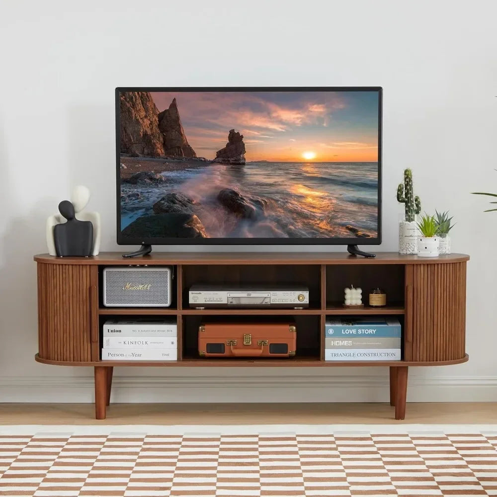 ELI Modern TV Console with Gaming Entertainment Center - 62.99" W
