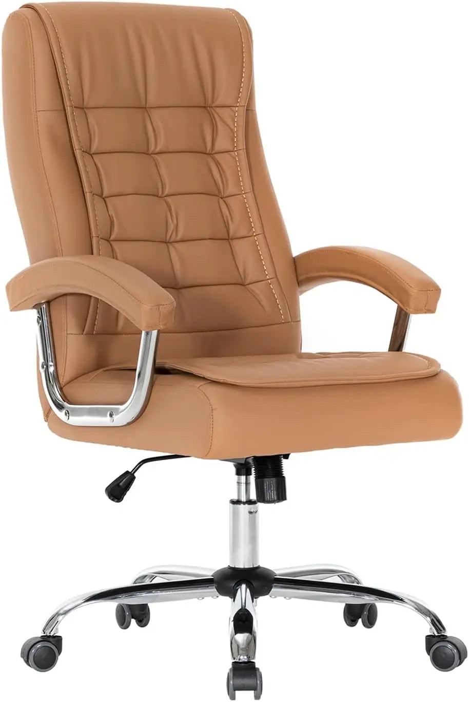 EMIRATES Executive Office Chair - Adjustable High Back Leather Chair - 27.56" W