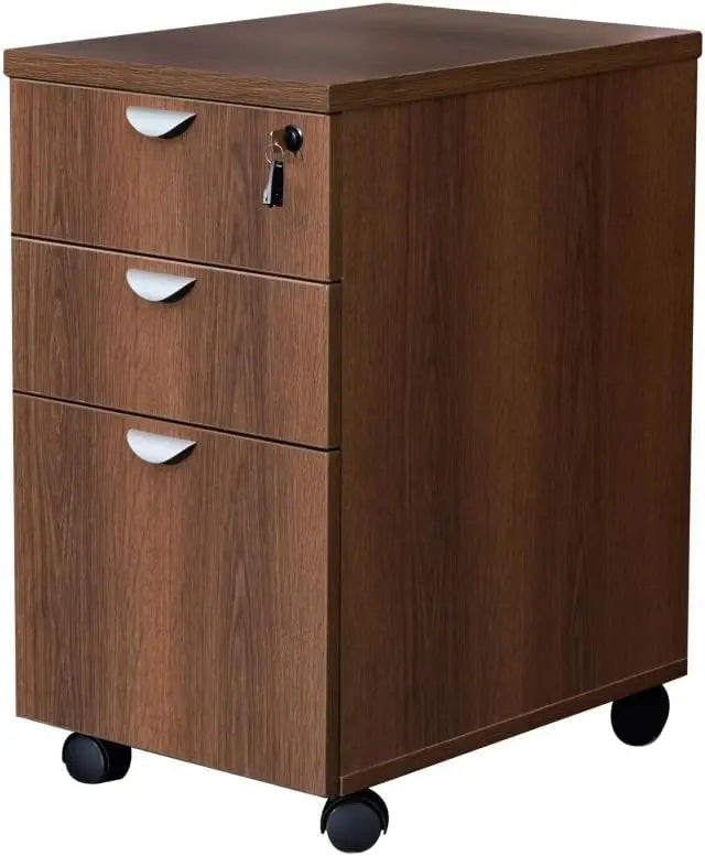 ALEXANDER Contempo Style 3-Drawer Office Filing Cabinet – Pedestal Type – 16" W