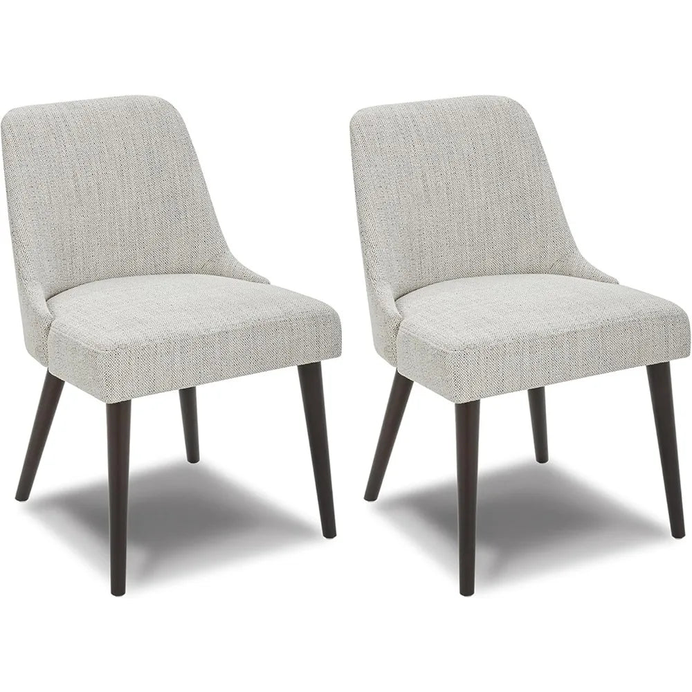 MILA Mid-Century Modern Dining Chairs Upholstered Fabric Accent Chair - 20.5" W