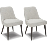 MILA Mid-Century Modern Dining Chairs Upholstered Fabric Accent Chair - 20.5" W