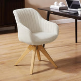 RUBY Lynera Mid-Century Modern Swivel Accent Chair - Armchair-23.03"W
