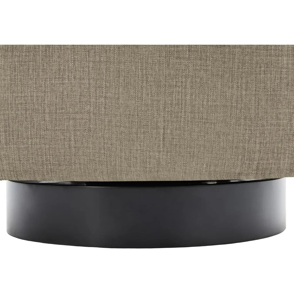 VINCENT Swivel Barrel Accent Chairs Set of 2 – Modern Armchair - 28.79" W