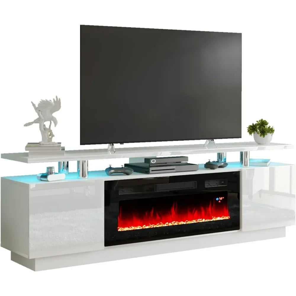 KYLIE Fireplace TV Stand 70.2" W