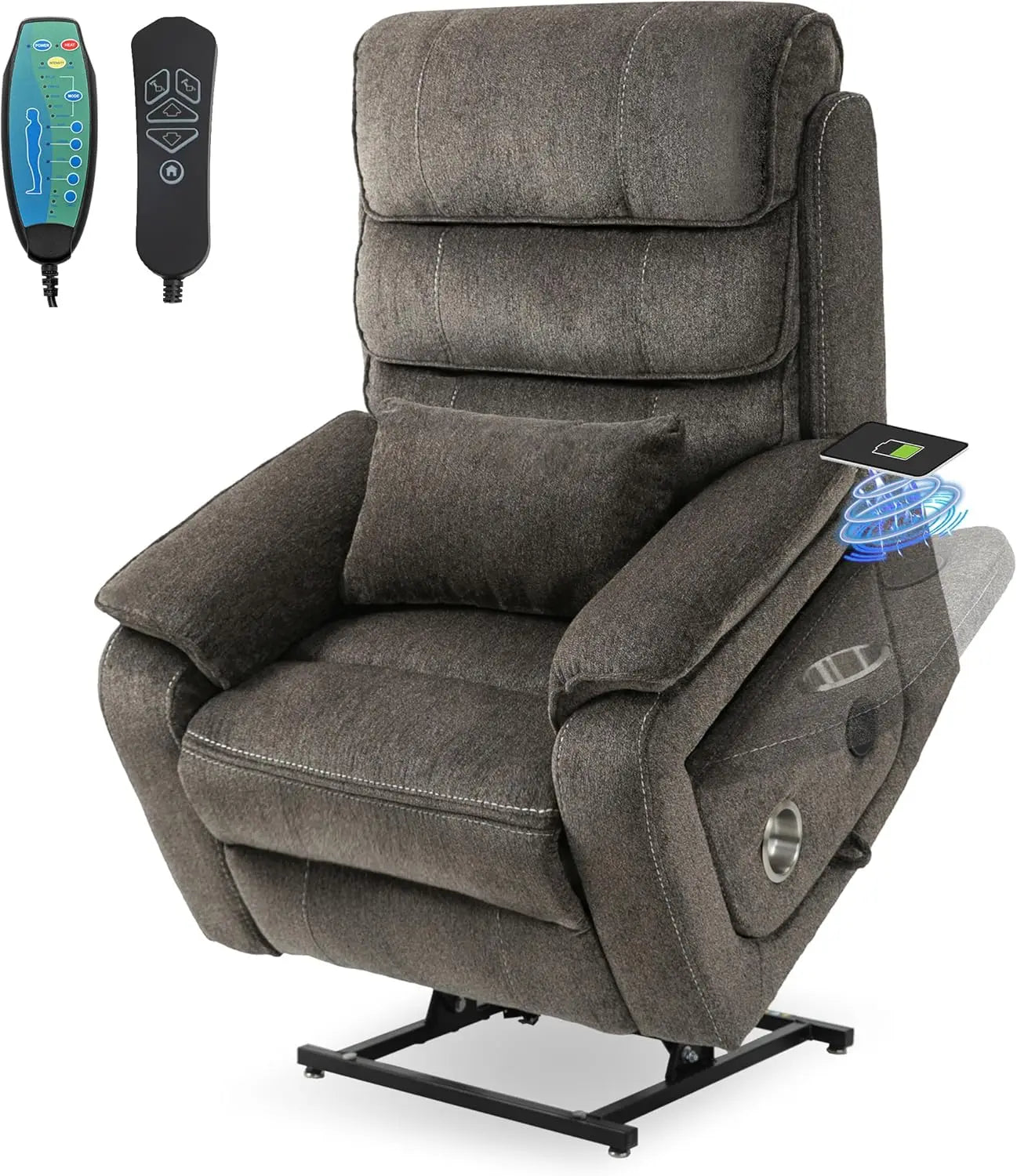 BRODY Minimalist Modern Lift Chair Recliner – 40.5" W
