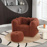 MARYAM Modern Tufted Chenille Bean Bag Sofa Chair – 36'' Wide