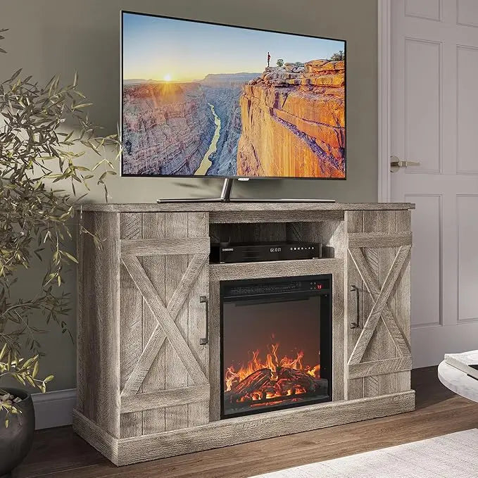 MACKENZIE Modern Farmhouse TV Stand 47"W