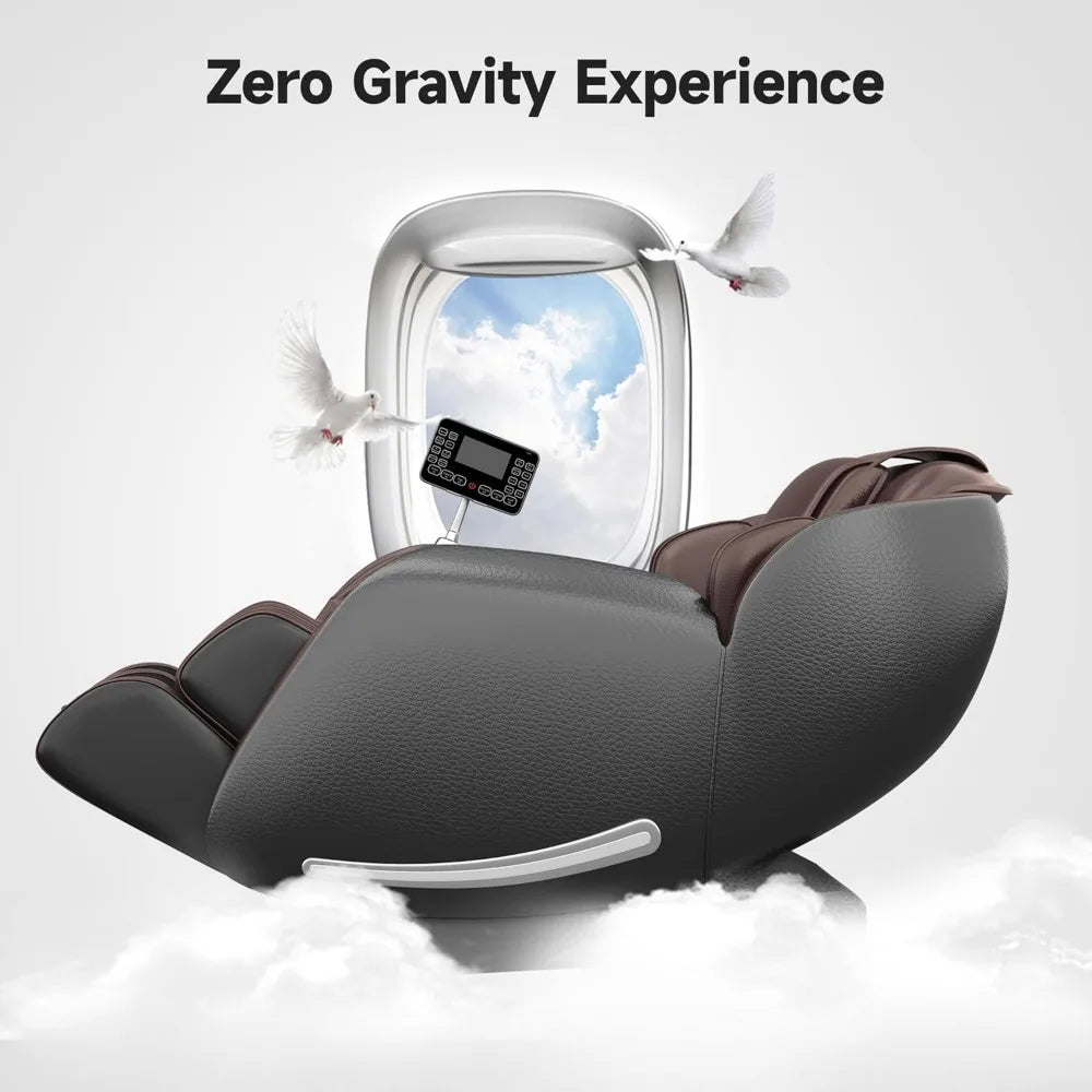 BLAKE Full Body Zero Gravity SL-Track Shiatsu Massage Chair with APP Control-28.34" W