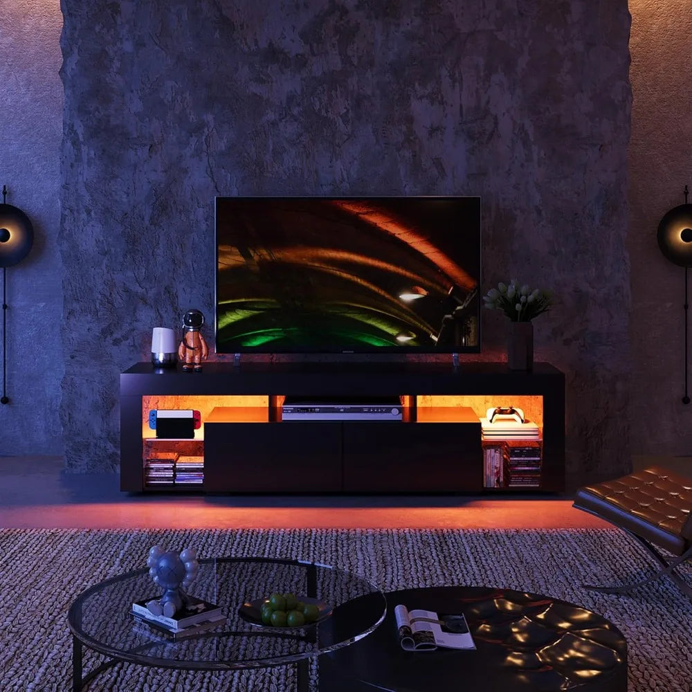 STELLA LED Entertainment Center TV Stand – 70" W