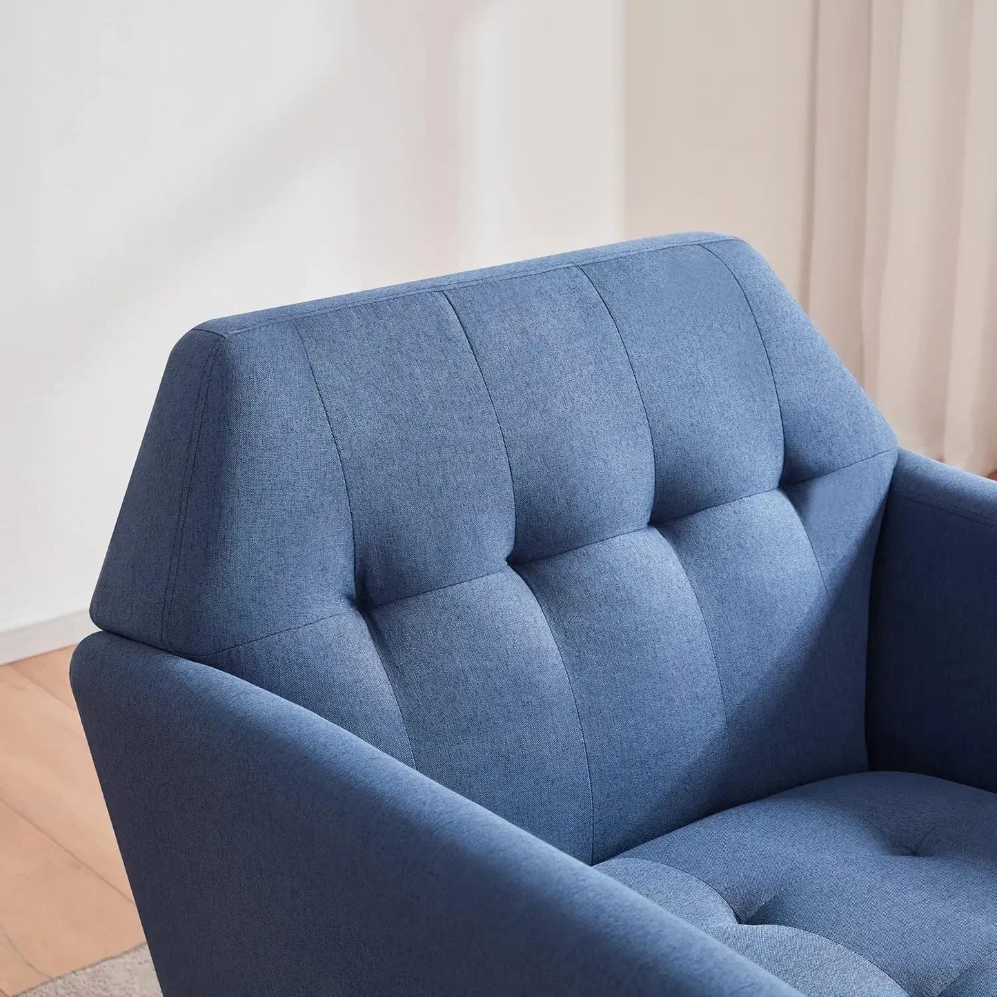 JESUS Jovie Mid-Century Tufted Accent Chair -30.3"W