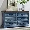 SHILOH Wide Wood Dresser with Large Drawers & Bar Handles – Modern Storage Chest