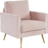 MAX Modern Velvet Accent Chair - Upholstered Armchair - 32.68" W
