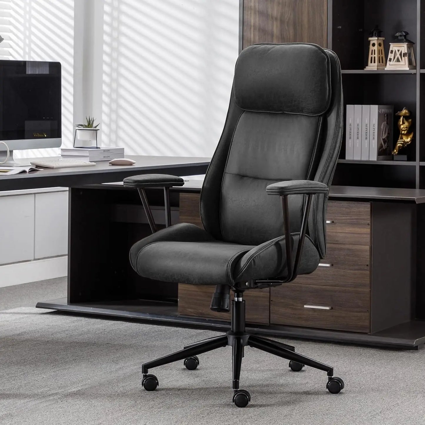 EMIRATES Executive Office Chair with Ergonomic Computer Chair - 22"W