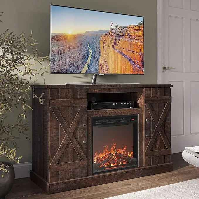 MACKENZIE Modern Farmhouse TV Stand 47"W