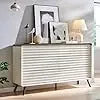 MILANI Mid-Century Modern 6-Drawer Fluted Wood Dresser – Wide Storage Chest | 54'' W