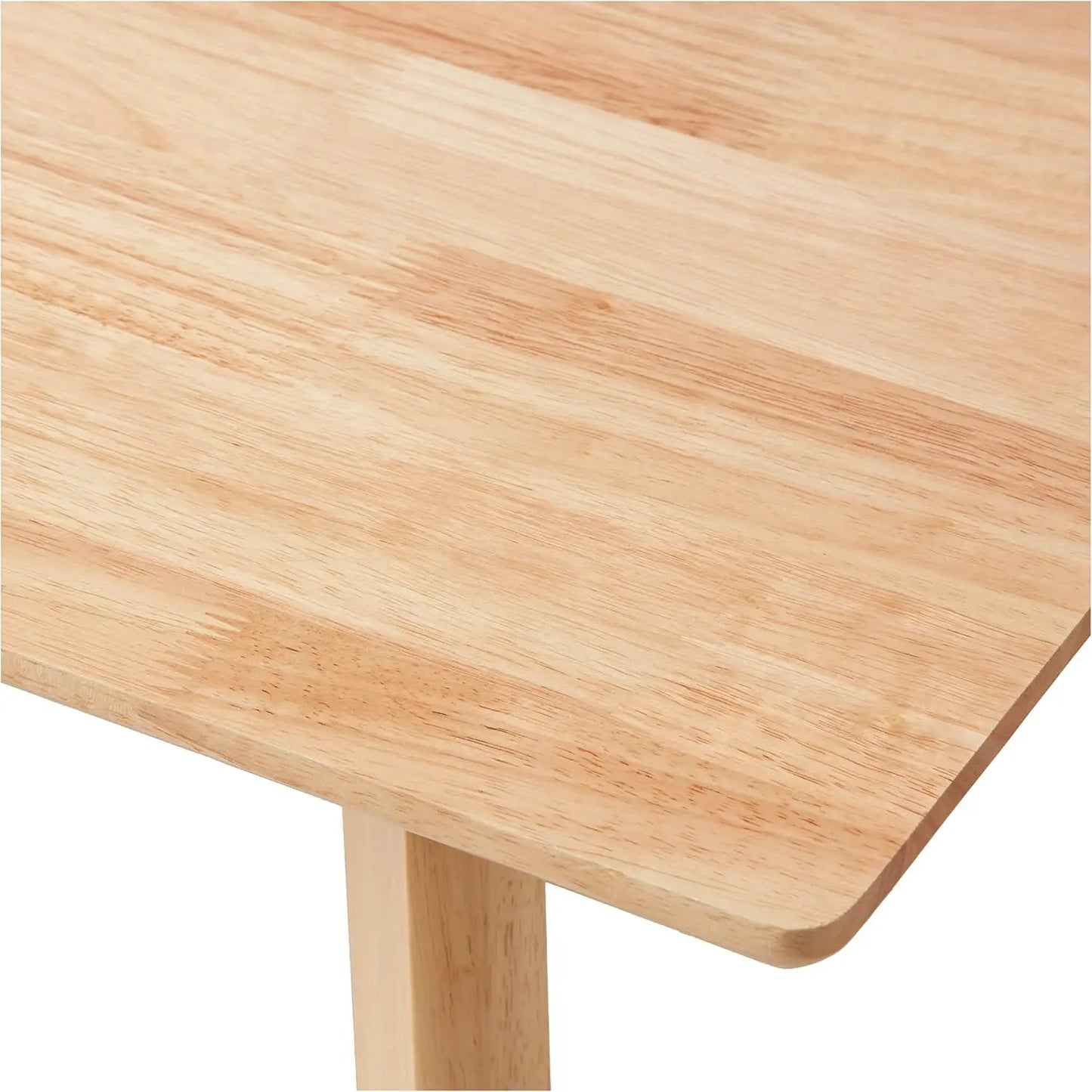 EMILY Mid-Century Modern Solid Wood Dining Table – 47.2"W