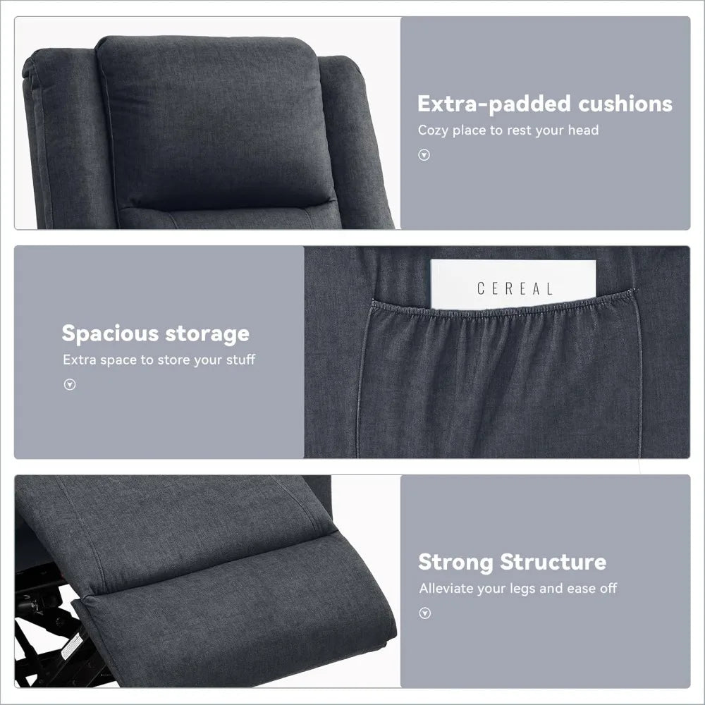 LUIS Power Lift Recliner Chair for Elderly-32.5" W