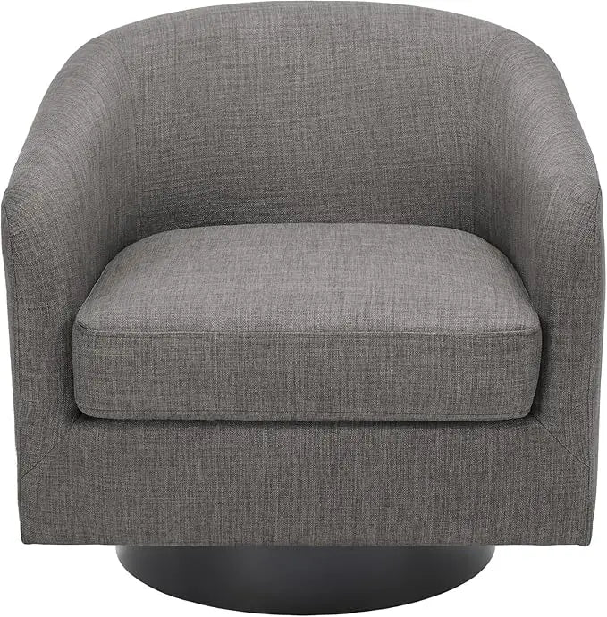 VINCENT Swivel Barrel Accent Chairs Set of 2 – Modern Armchair - 28.79" W