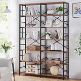 JAMES Industrial Bookcase, Double Wide 7-Tier Shelf, Heavy Duty - 47.44" W