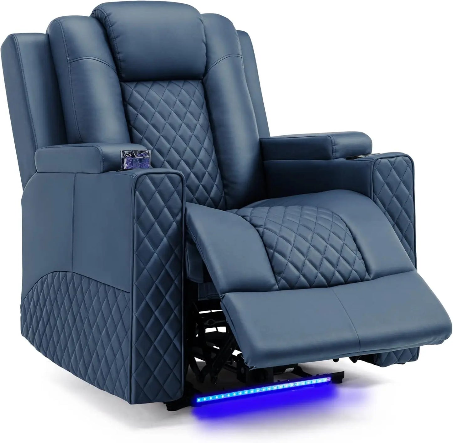KAYDEN Power Recliner Chair - Electric Massage Recliner Sofa for Living Room - 32.5" W