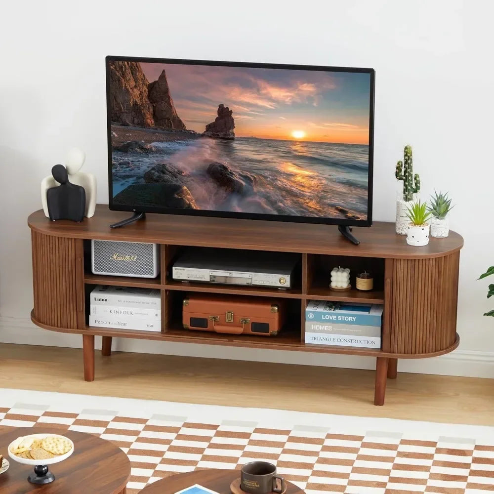 ELI Modern TV Console with Gaming Entertainment Center - 62.99" W