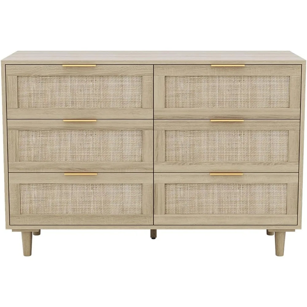 SELENA Modern Farmhouse Chest of Drawers – 43" Wide