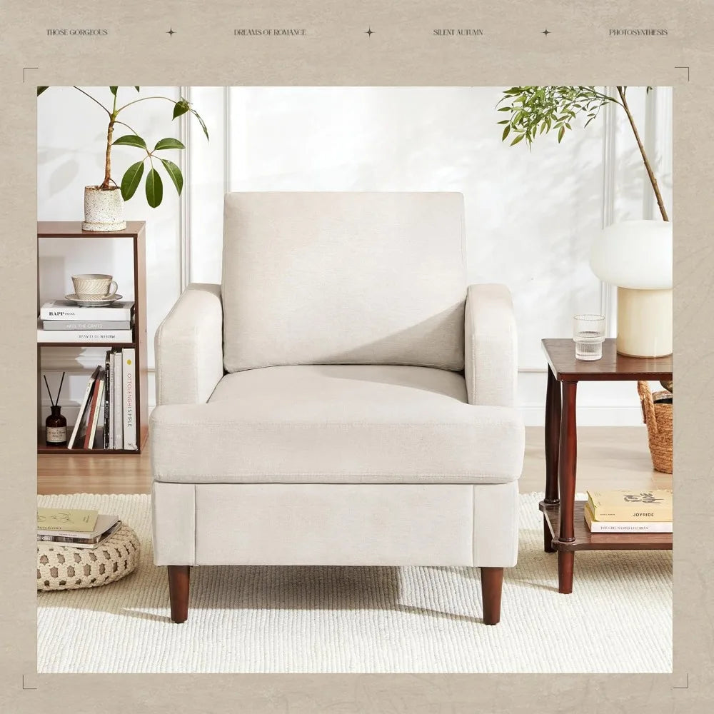 TRINITY Wenlor Mid-Century Modern Accent Armchair -30"W