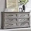 SHILOH Wide Wood Dresser with Large Drawers & Bar Handles – Modern Storage Chest