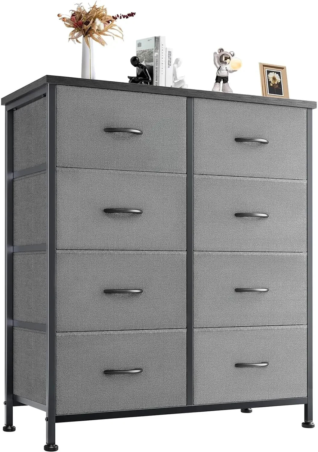 STEVIE Modern Fabric 9-Drawer Dresser - Storage Tower Organizer for Bedroom & Closet - 39" Wide