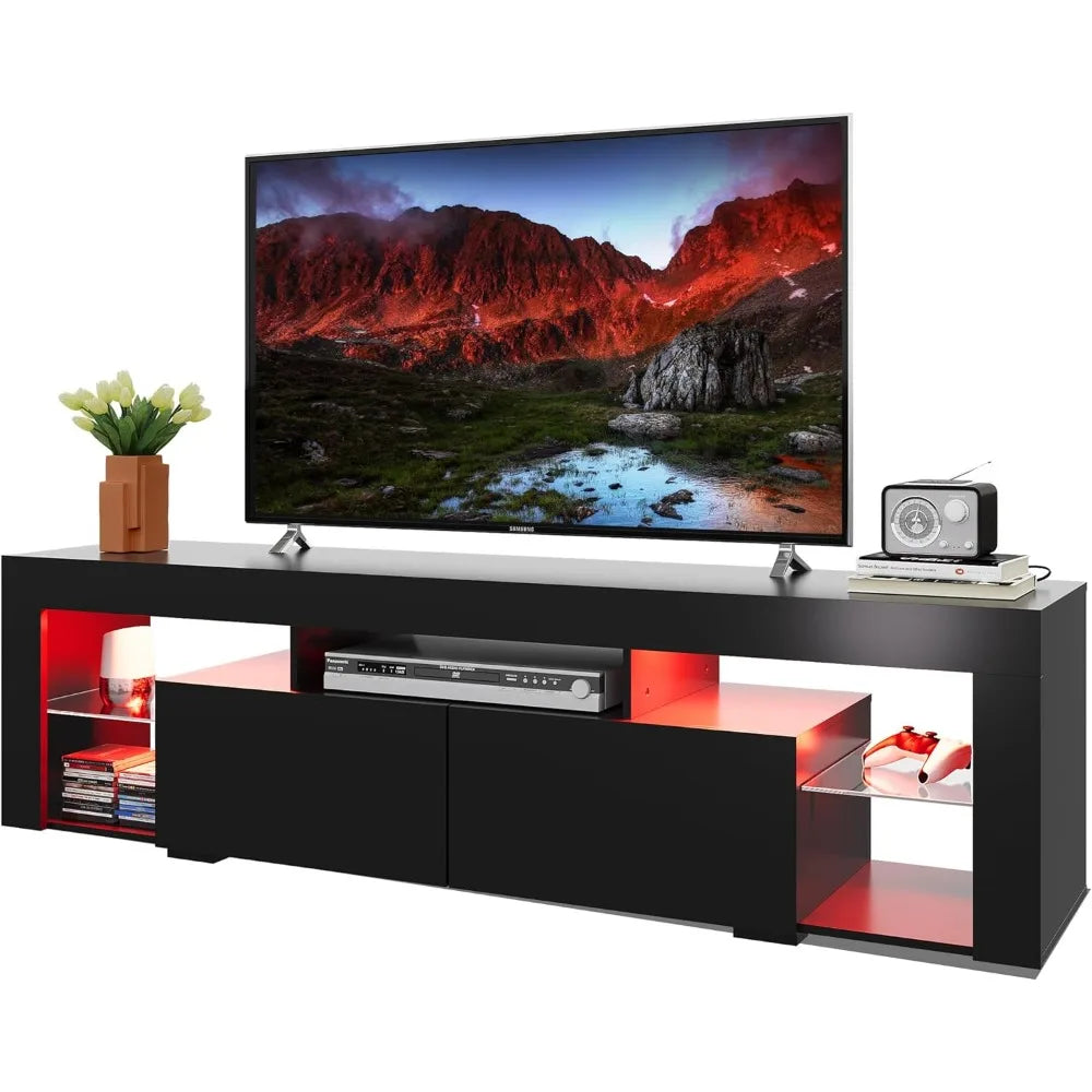 STELLA LED Entertainment Center TV Stand – 70" W