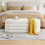 JOSE Storage Ottoman Bench 49.2"W