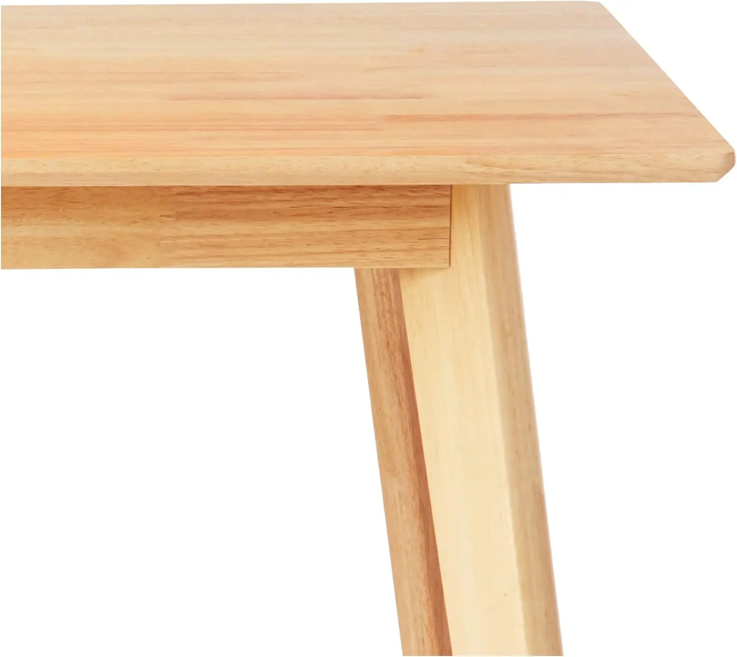 EMILY Mid-Century Modern Solid Wood Dining Table – 47.2"W