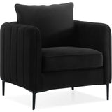 MARIA Modern Velvet Accent Chair - Upholstered Armchair - 32.68" W
