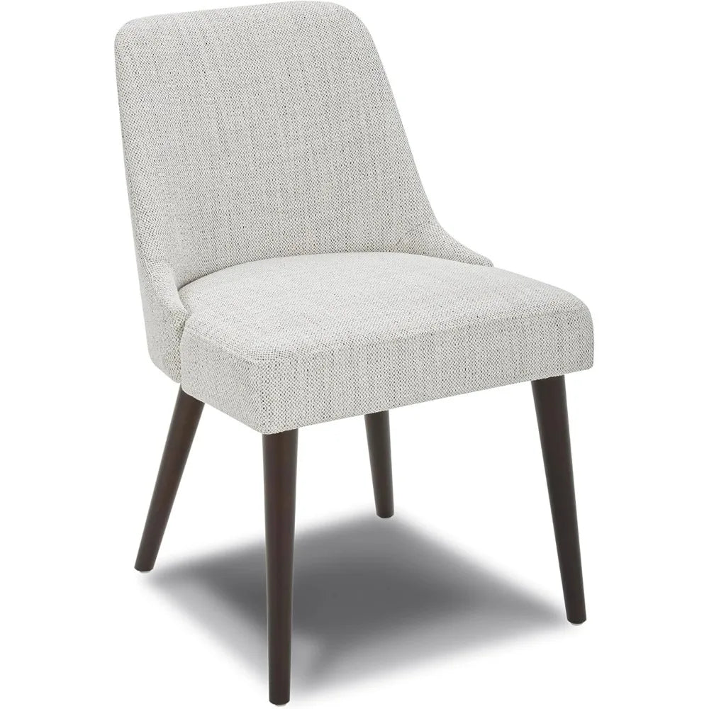MILA Mid-Century Modern Dining Chairs Upholstered Fabric Accent Chair - 20.5" W
