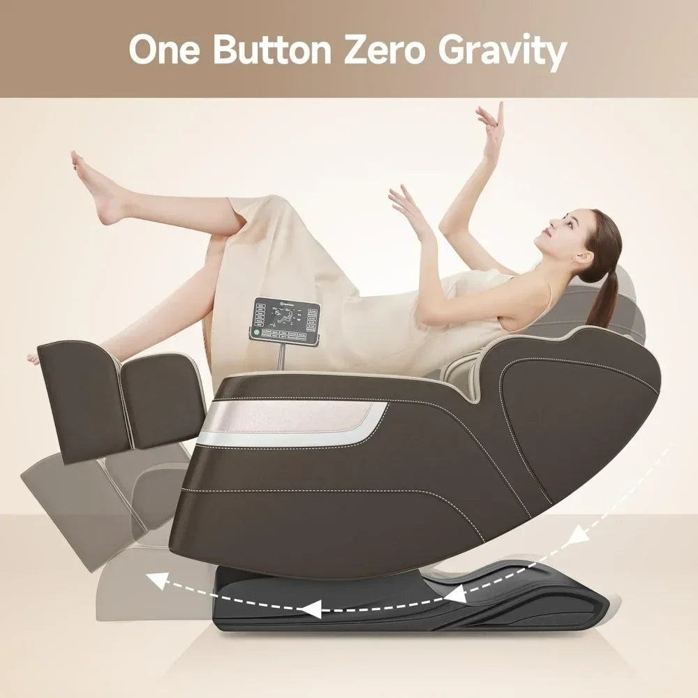 NAOMI Minimalist Modern Full Body Massage Chair– 27.6" W