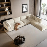 ZACHARY Modular Sectional Sofa - Cloud-Inspired Oversized Deep Seat Couch - 163"