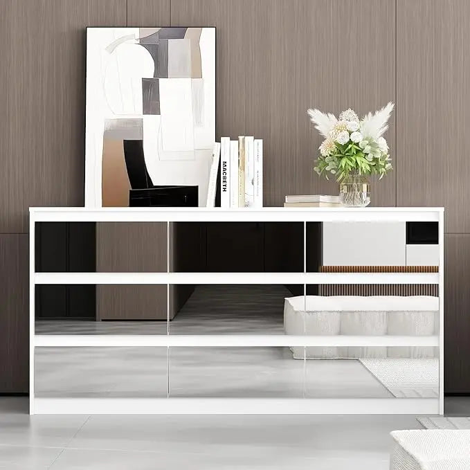 JOURNEE Minimalist Wide 9-Drawer Modern Dresser - 63''