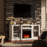 GRACIE Avenmoor Modern Fireplace TV Stand – Entertainment Console, 58" Wide