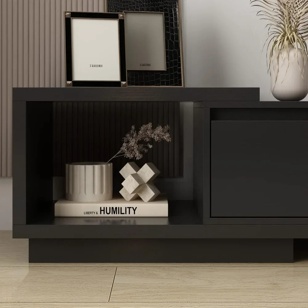 SOPHIE Modern Extendable TV Stand with 3 Drawers - 65.4" W